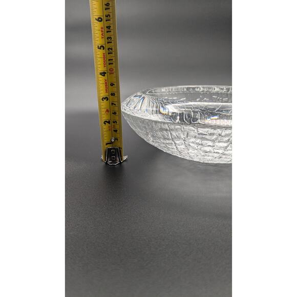 Vintage Orrefors Signed and Numbered Discus Bowl 9" - Picture 8 of 9